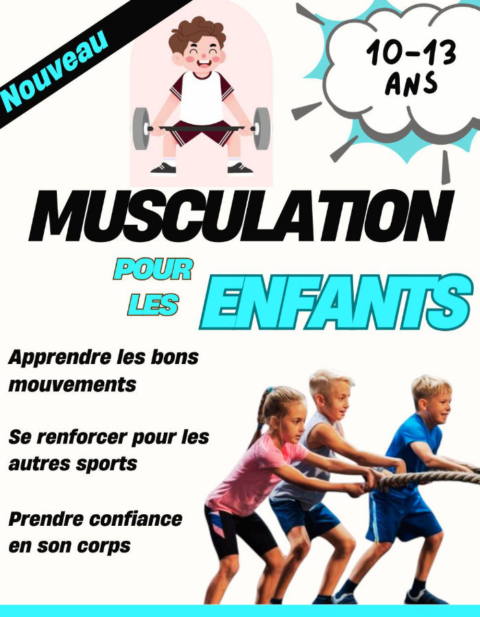 Musculation enfants 10-13ans